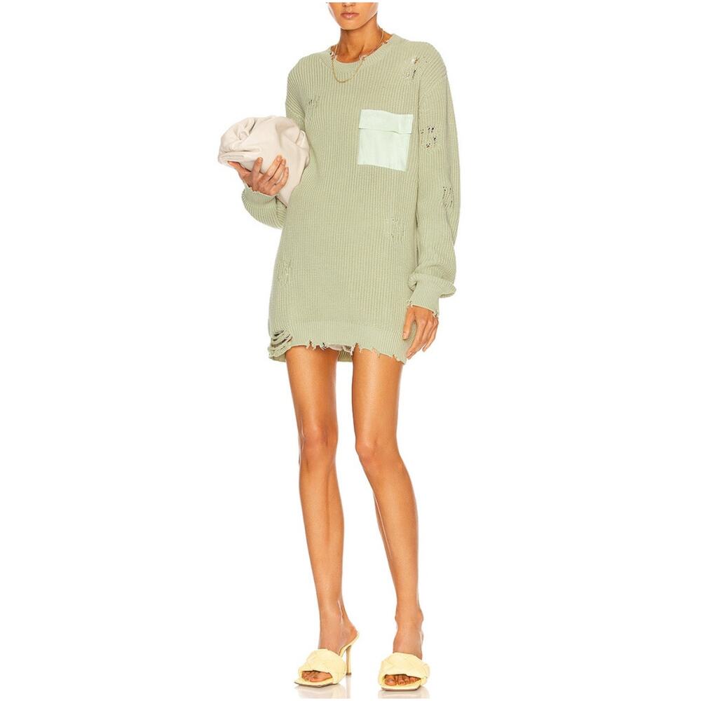 Revolve SER.O.YA‎ Devin Sage Green Sweater